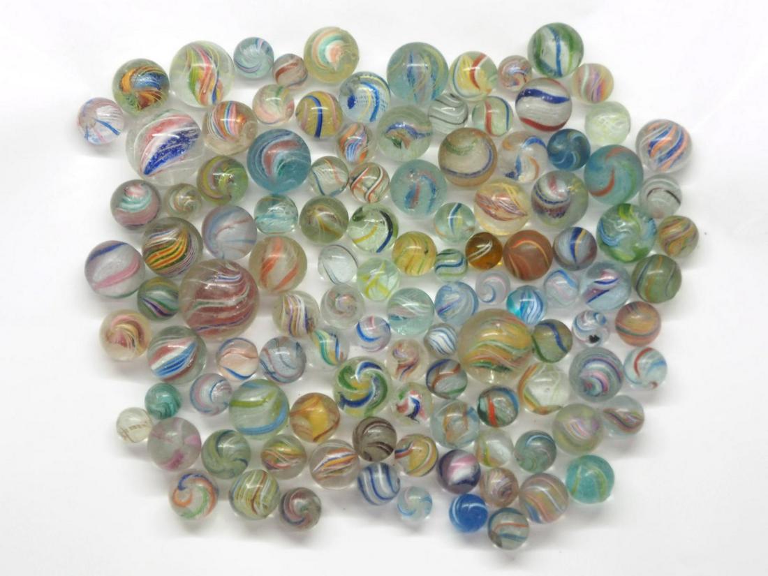 (110+) Swirl marbles (1 of 5)