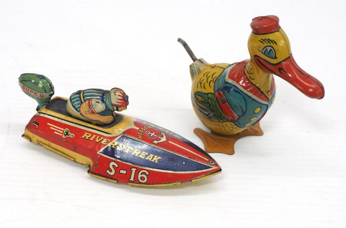 (2) Tin litho toys (1 of 3)