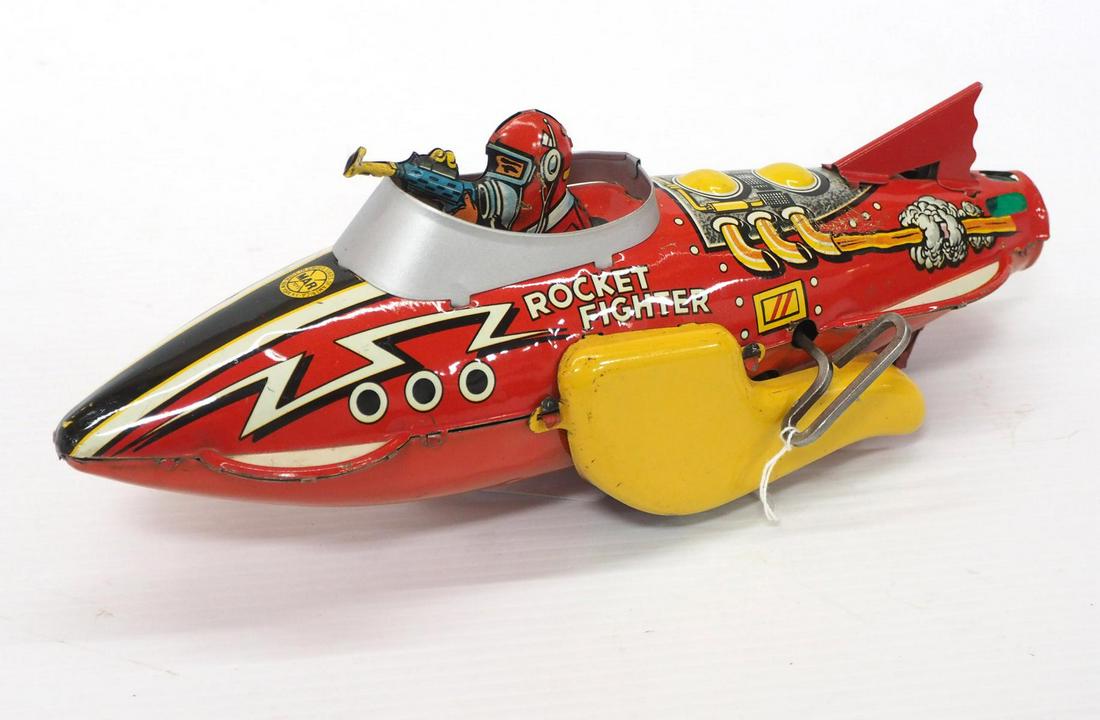 Marx tin wind-up Rocket Fighter (1 of 3)