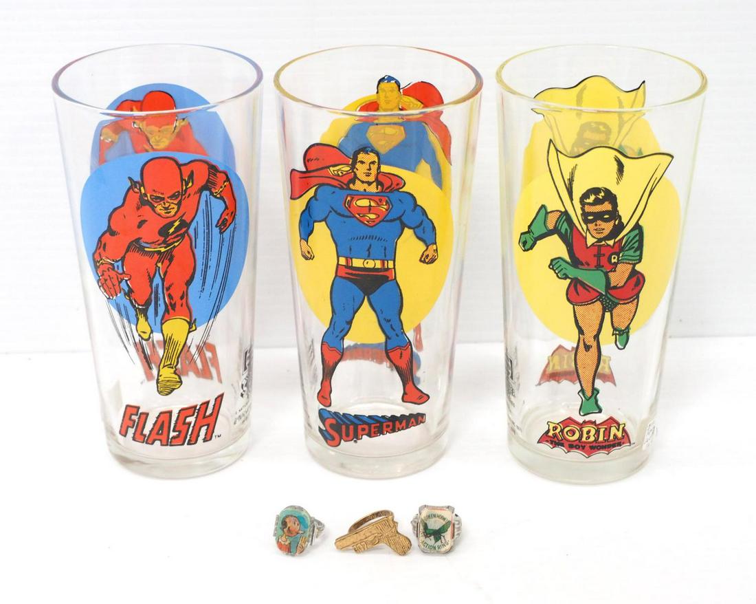 (3) Pepsi Super Hero glasses (1 of 4)