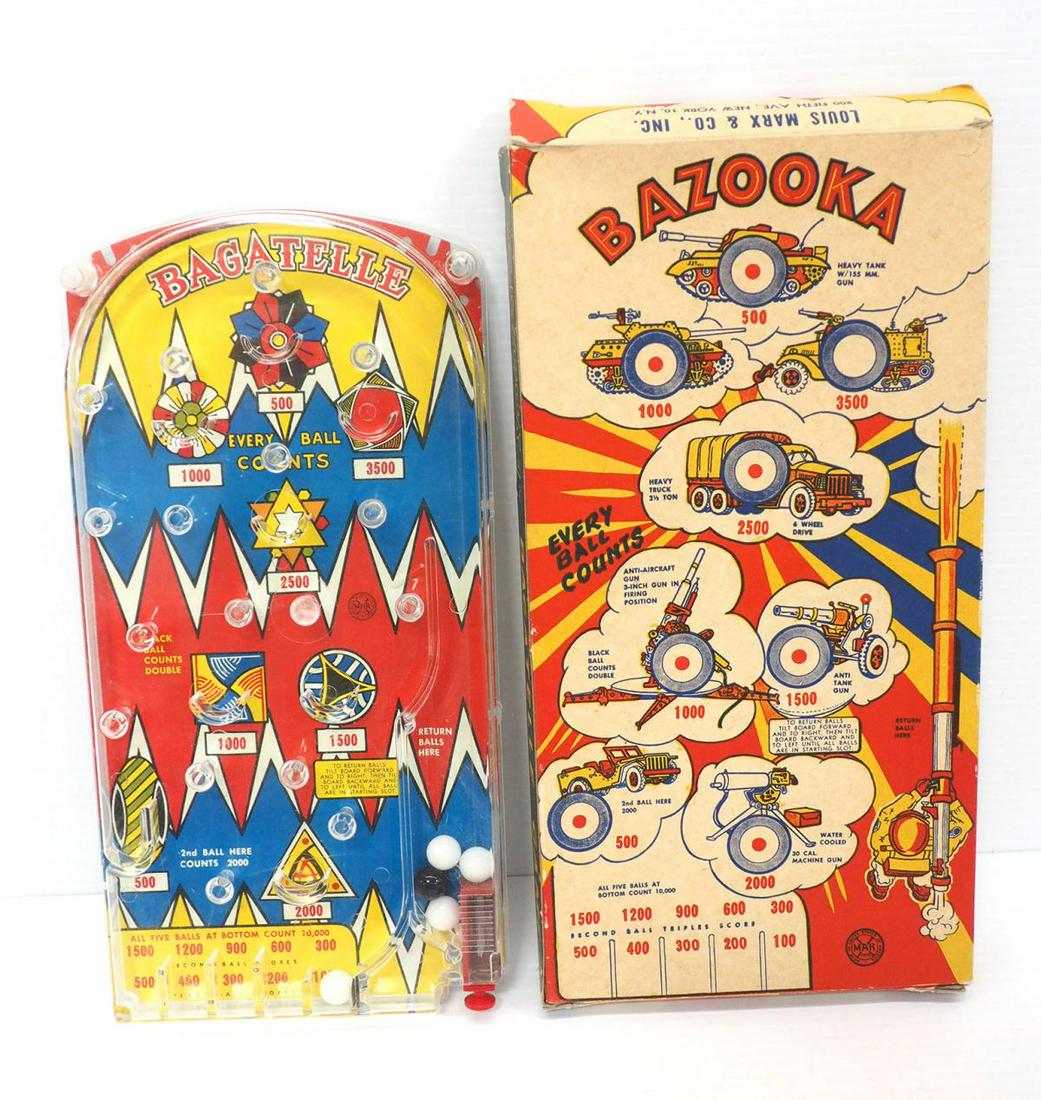 Marx Bazooka Bagatelle Marble Game (1 of 3)