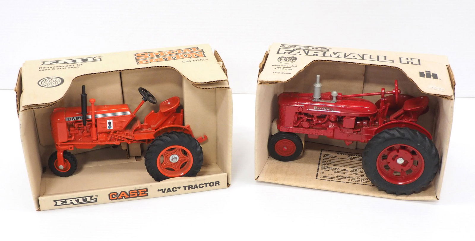 (2) 1/16 scale Ertl tractors (1 of 2)