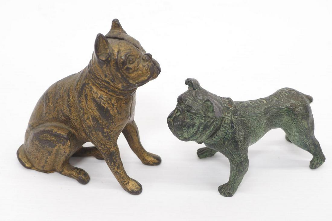 (2) Cast iron banks (1 of 5)