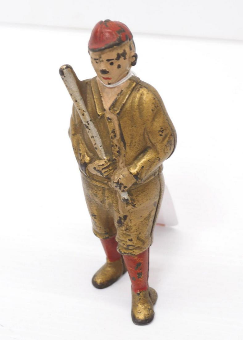 Baseball Player cast iron bank (1 of 3)