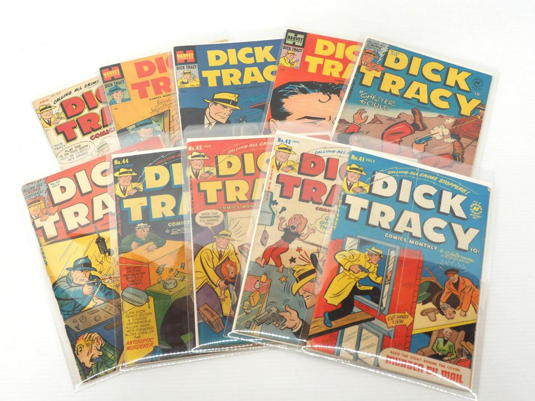 (10) Dick Tracy comic books (1 of 3)