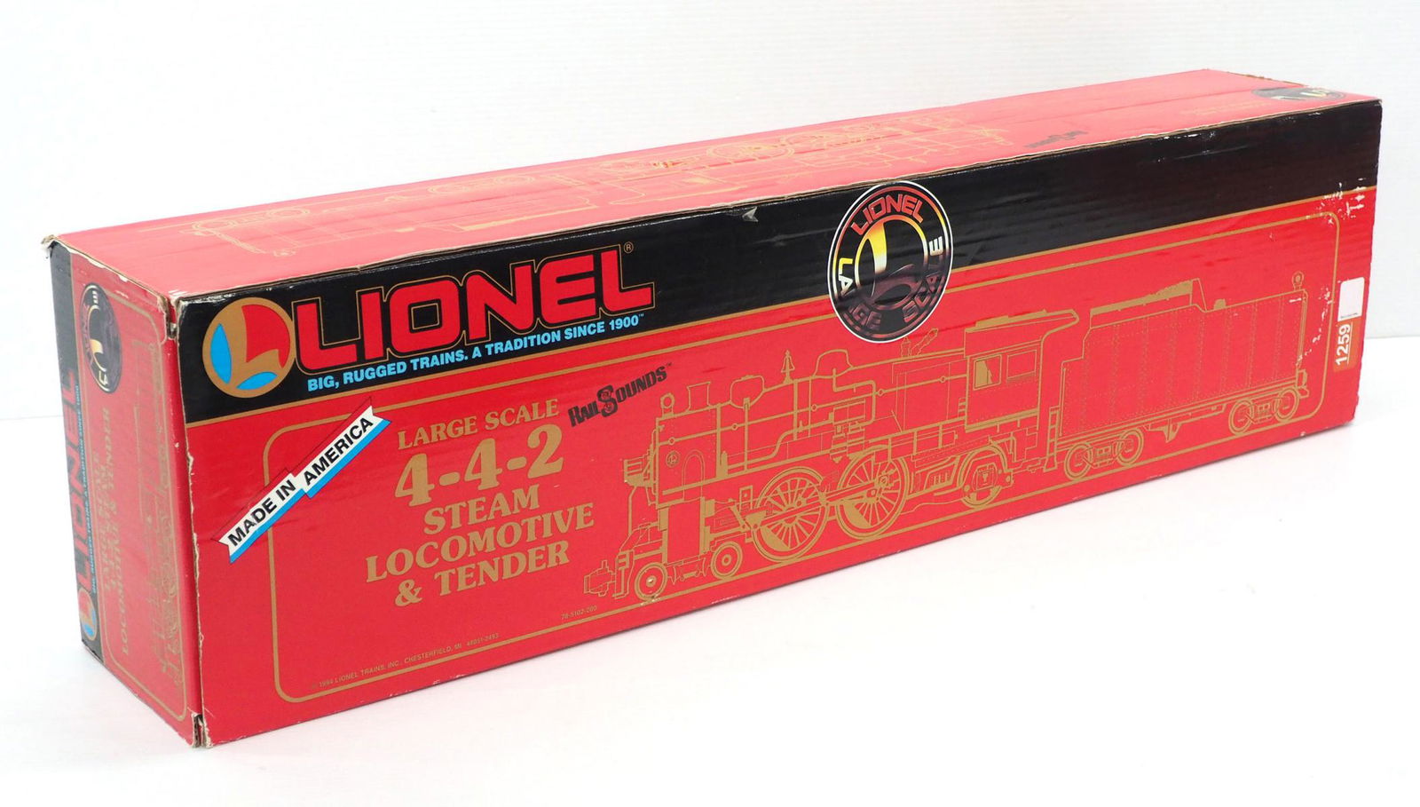 Lionel 4-4-2 Steam Locomotive & Tender (1 of 3)