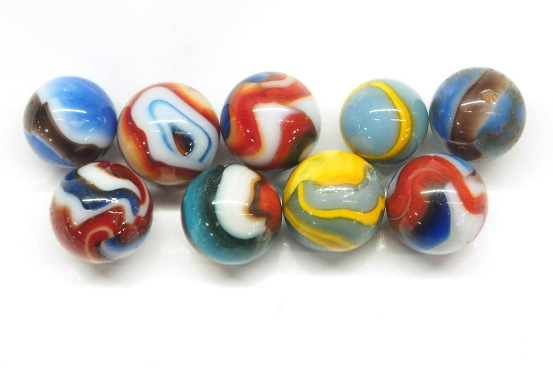 (9) Multi-color marbles (1 of 3)