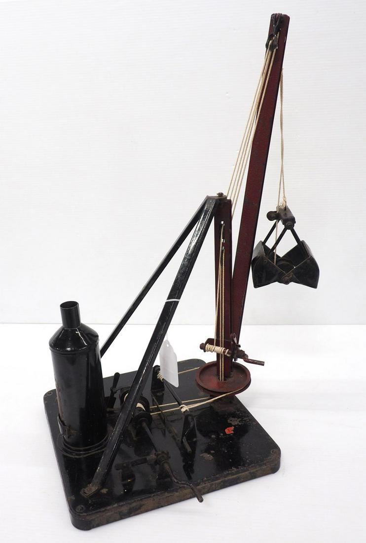 Buddy L Clamshell Hoist: Buddy L Clamshell Hoist, 12"x12"x23"H -Good original