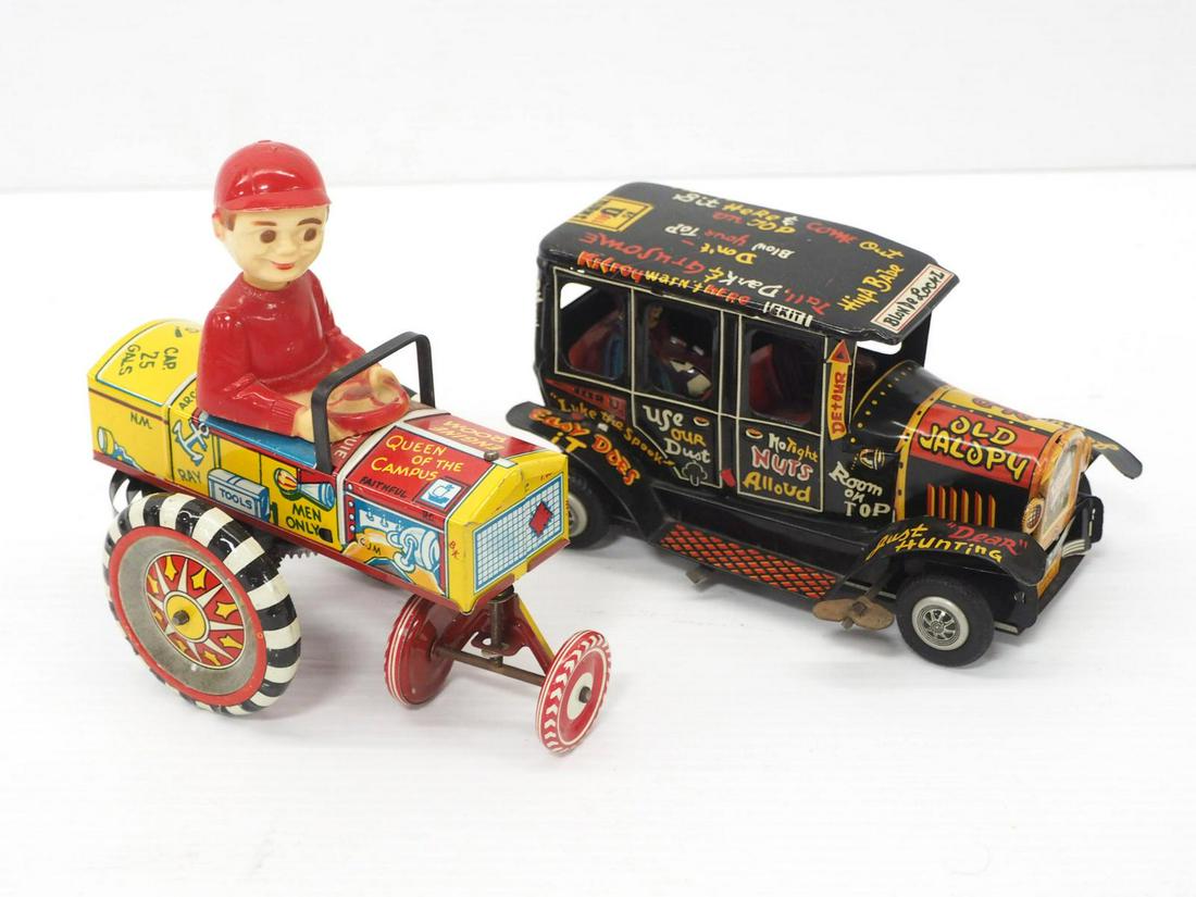 (2) Marx wind-up tin litho toys (1 of 2)