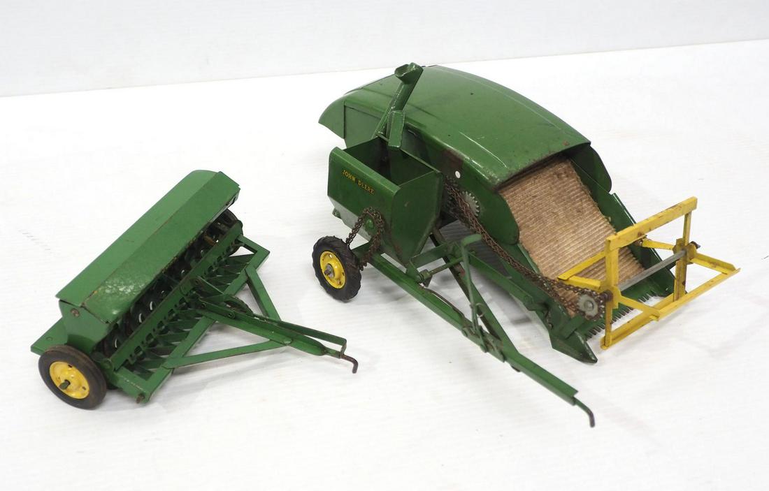 Original Ertl John Deere Combine & Planter (1 of 2)