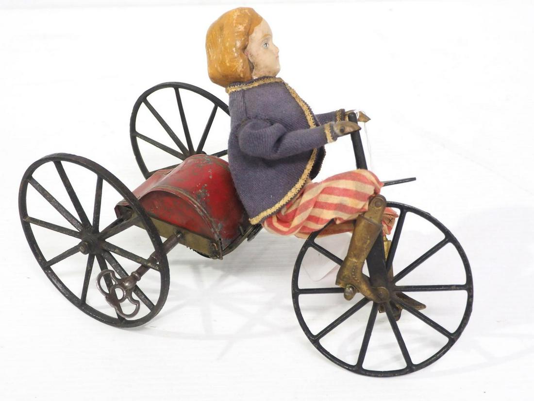 Stevens & Brown Connecticut wind-up velocipede toy (1 of 3)