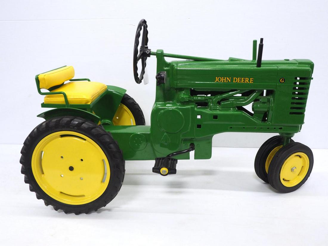 John Deere Custom G pedal tractor: John Deere Custom G pedal tractor - - -BUYER TO ARRANGE SHIPPING