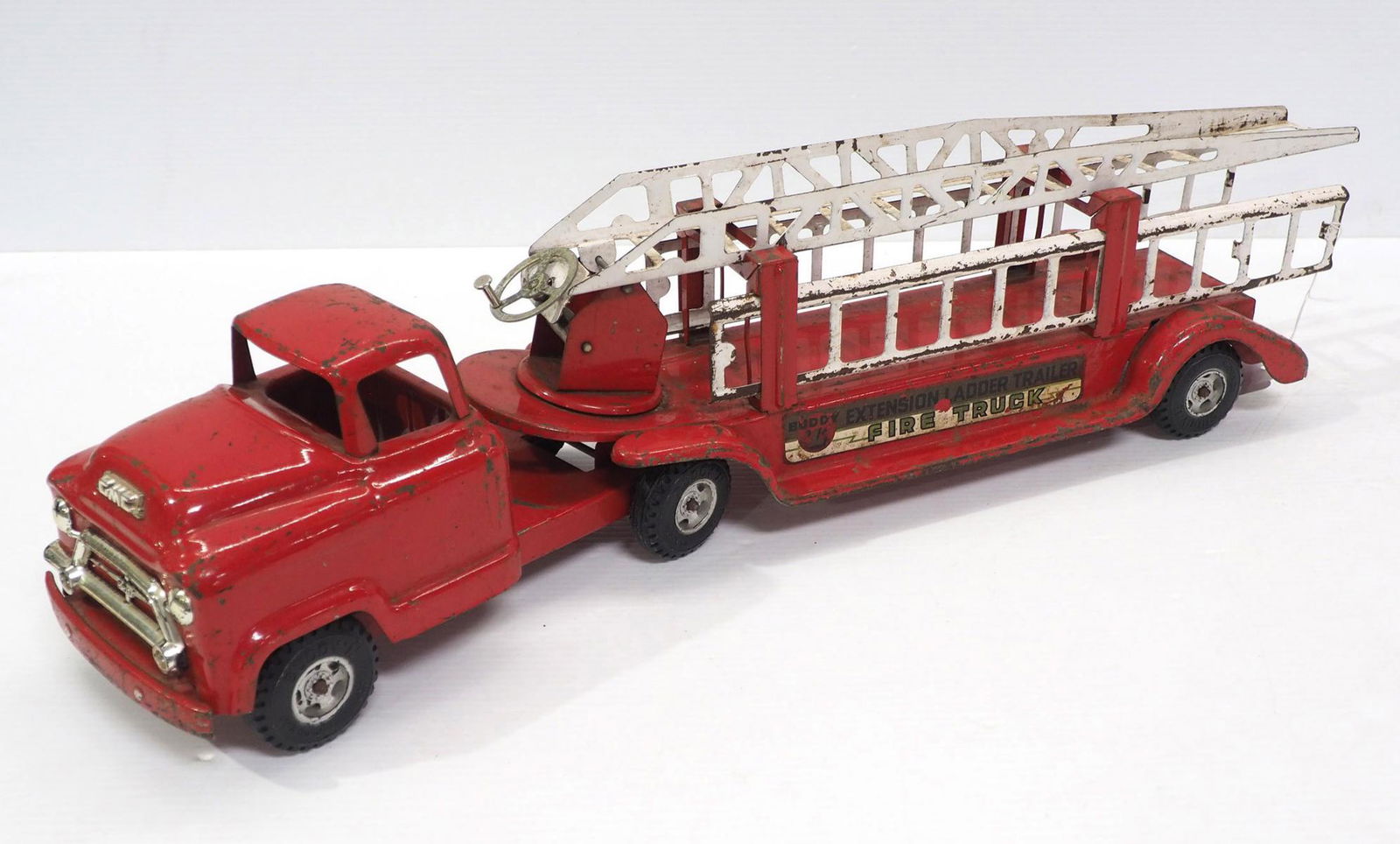 Buddy L fire ladder truck: Buddy L fire ladder truck -Fair