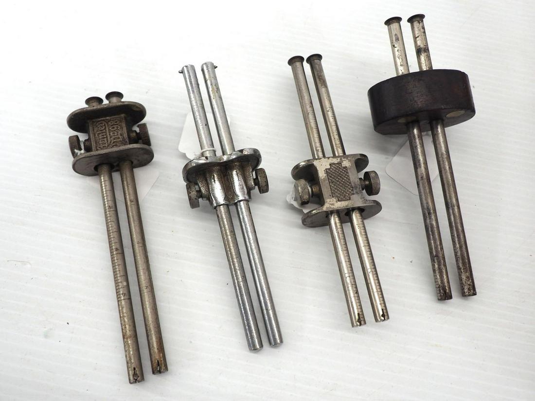 (4) Steel rod Stanley Gauges (1 of 2)