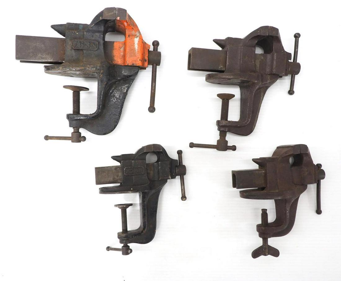 (4) Stanley Bench Vises (1 of 4)