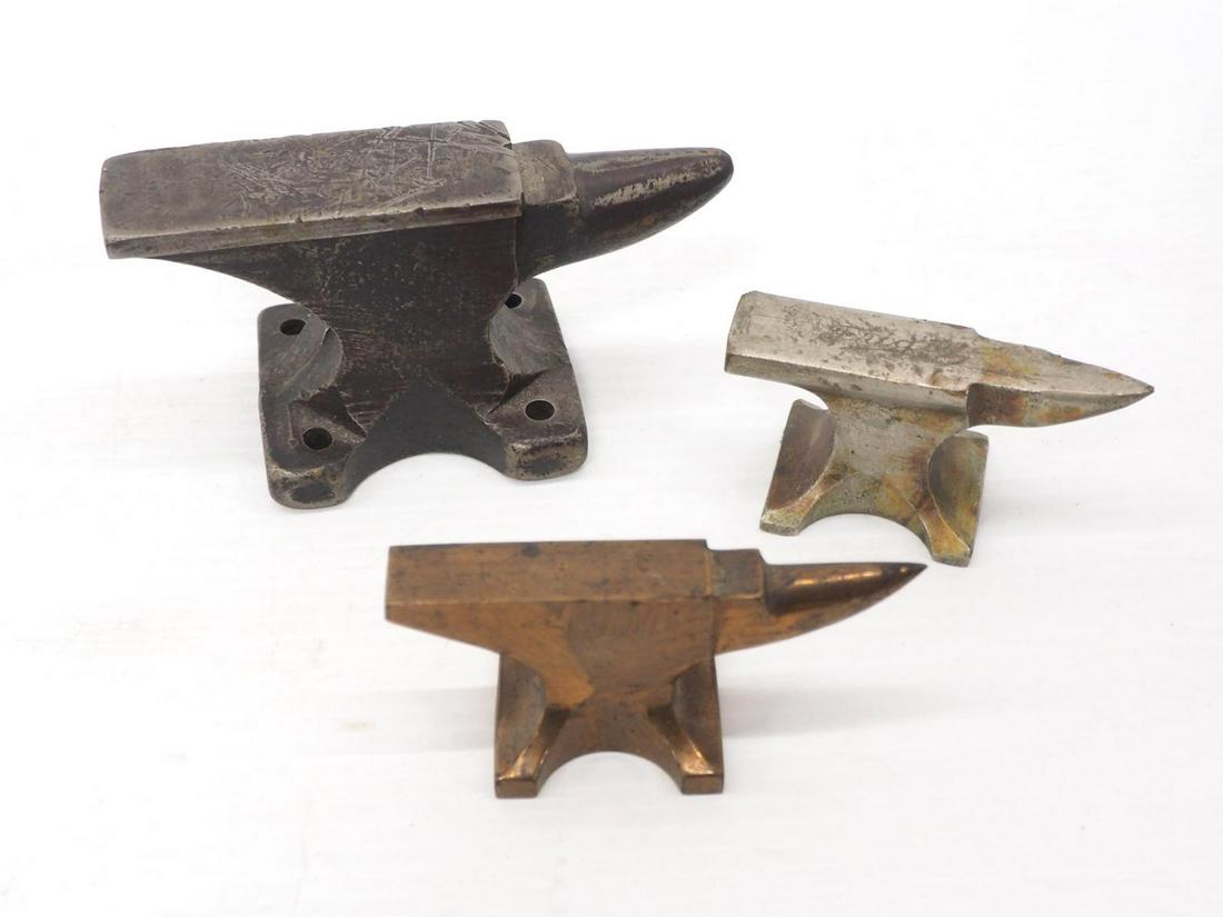 (3) Small Anvils (1 of 3)