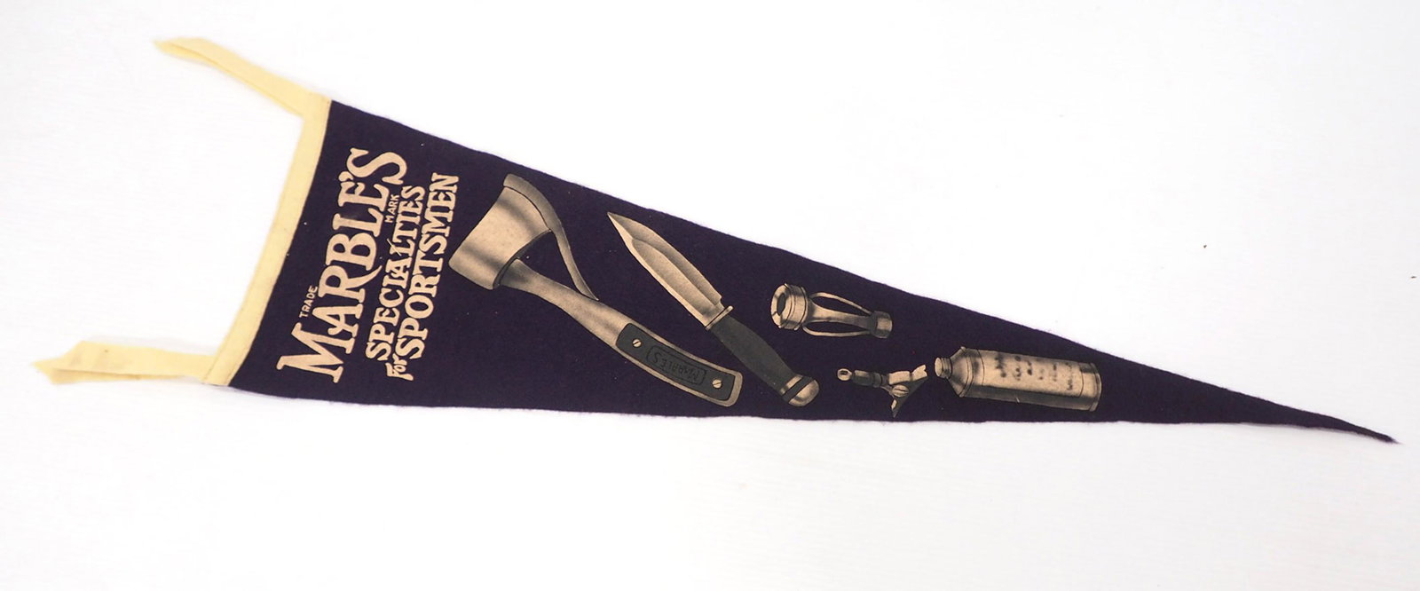 NOS Marble's Specialties for Sportsmen felt banner (1 of 4)