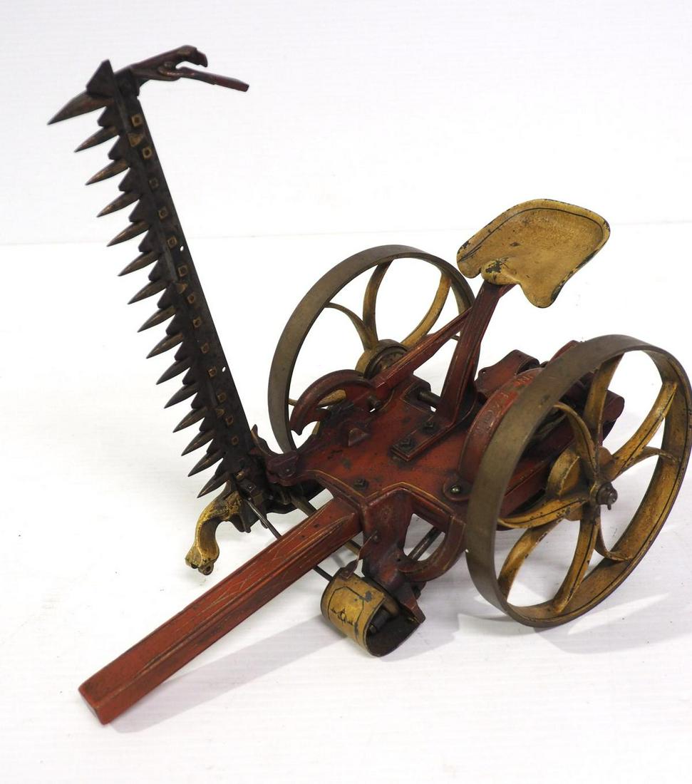 Salesman sample horse-drawn Eagle hay mower (1 of 6)