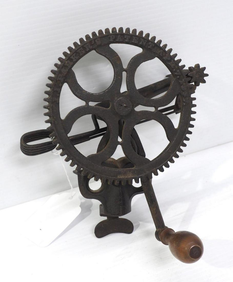 RARE J.J. Parker hand-crank apple parer (1 of 3)