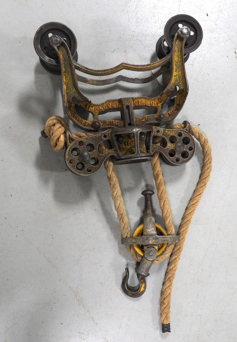 Whitman & Barns Improved Diamond hay carrier (1 of 1)