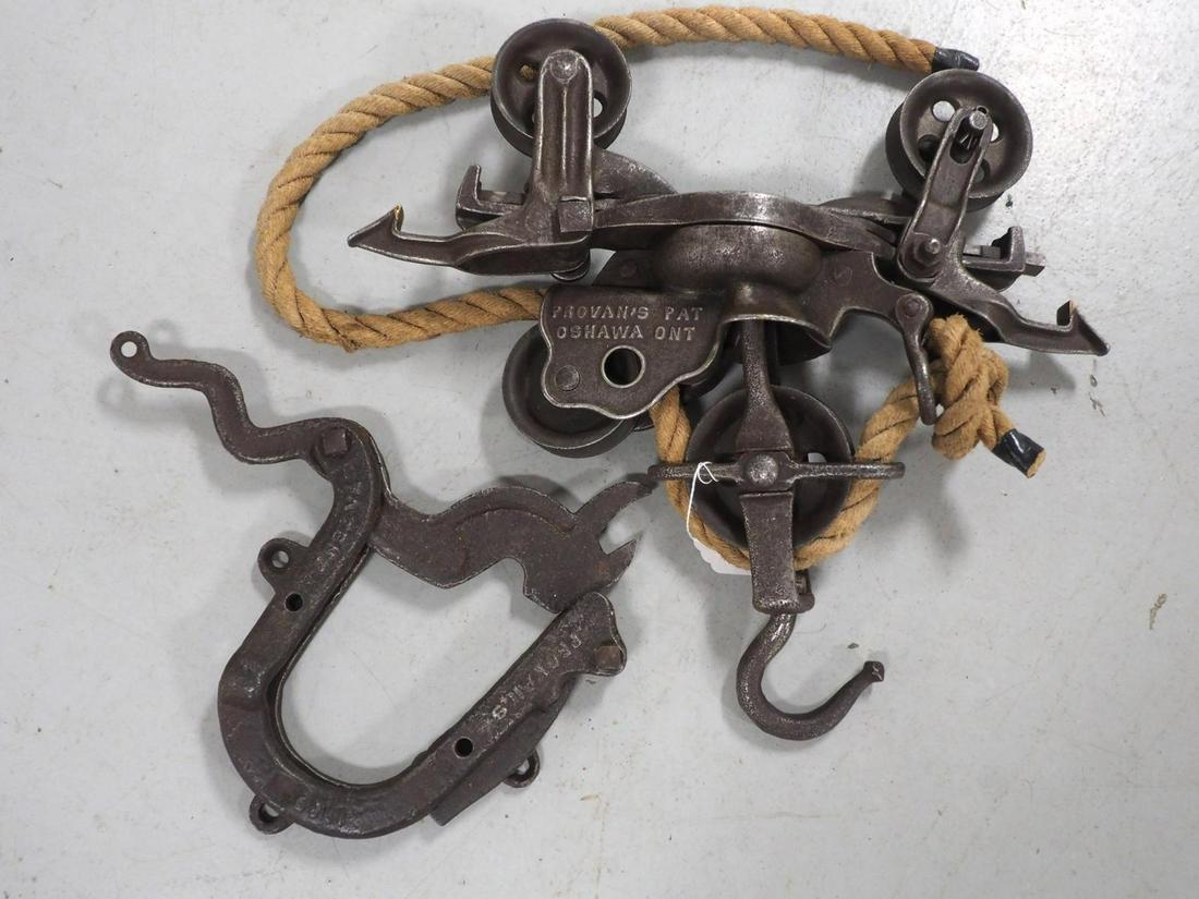 Provans rod hay carrier with drop pulley & gate (1 of 2)