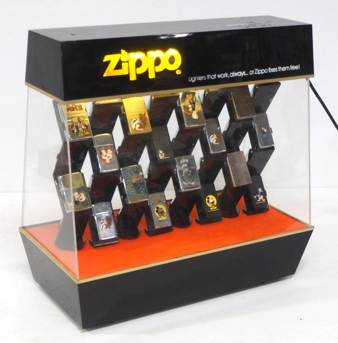 buy Zippo Lighter 96 Count Light AutoRotate Store Display