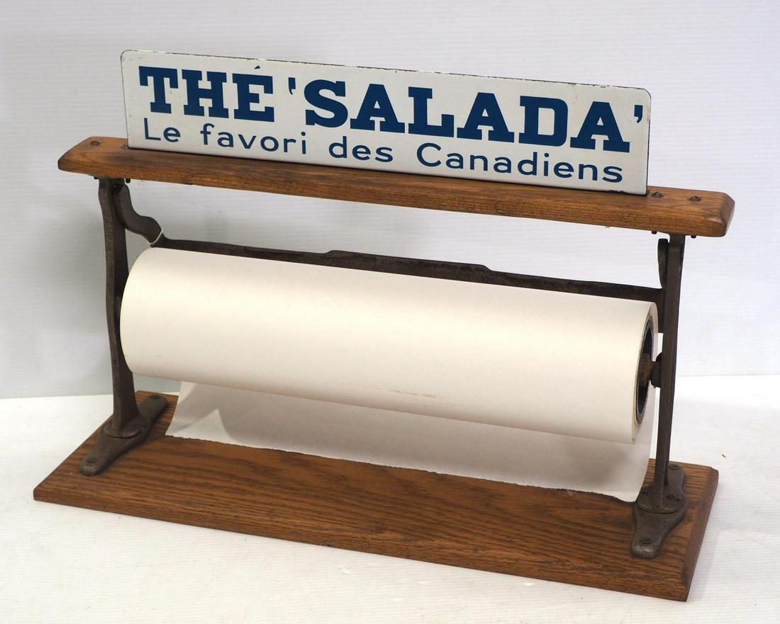 Salada Tea countertop country store paper dispenser (1 of 3)