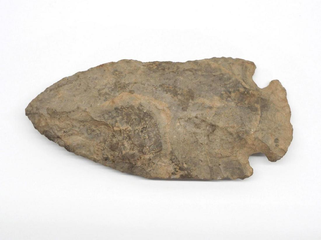 Huge Point!: Huge Point, beautiful material!, ORIGIN: Mountcomb, MI, SIZE: 4-1/8" x 2", EX: Ken Spaulding / Marko Watkins / found by Ken Webb