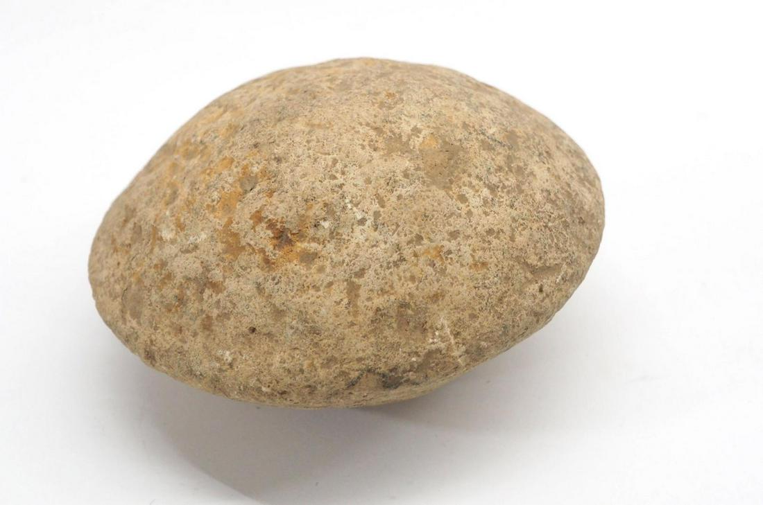 Game Stone: Game Stone, ORIGIN: Indiana, SIZE: 4-1/4" dia., EX: Marko Watkins