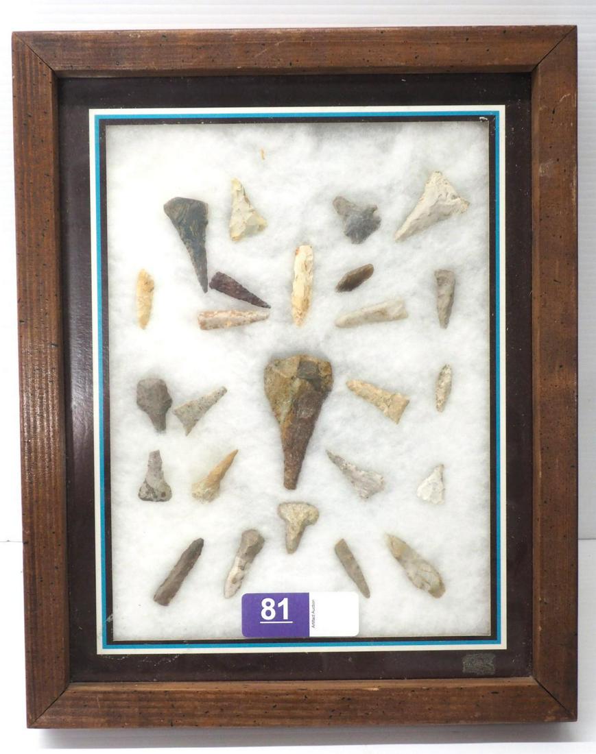 Collection of (25) various Drills: Collection of (25) various Drills, frame measures 12"x15", SIZE: longest is 3", EX: Marko Watkins