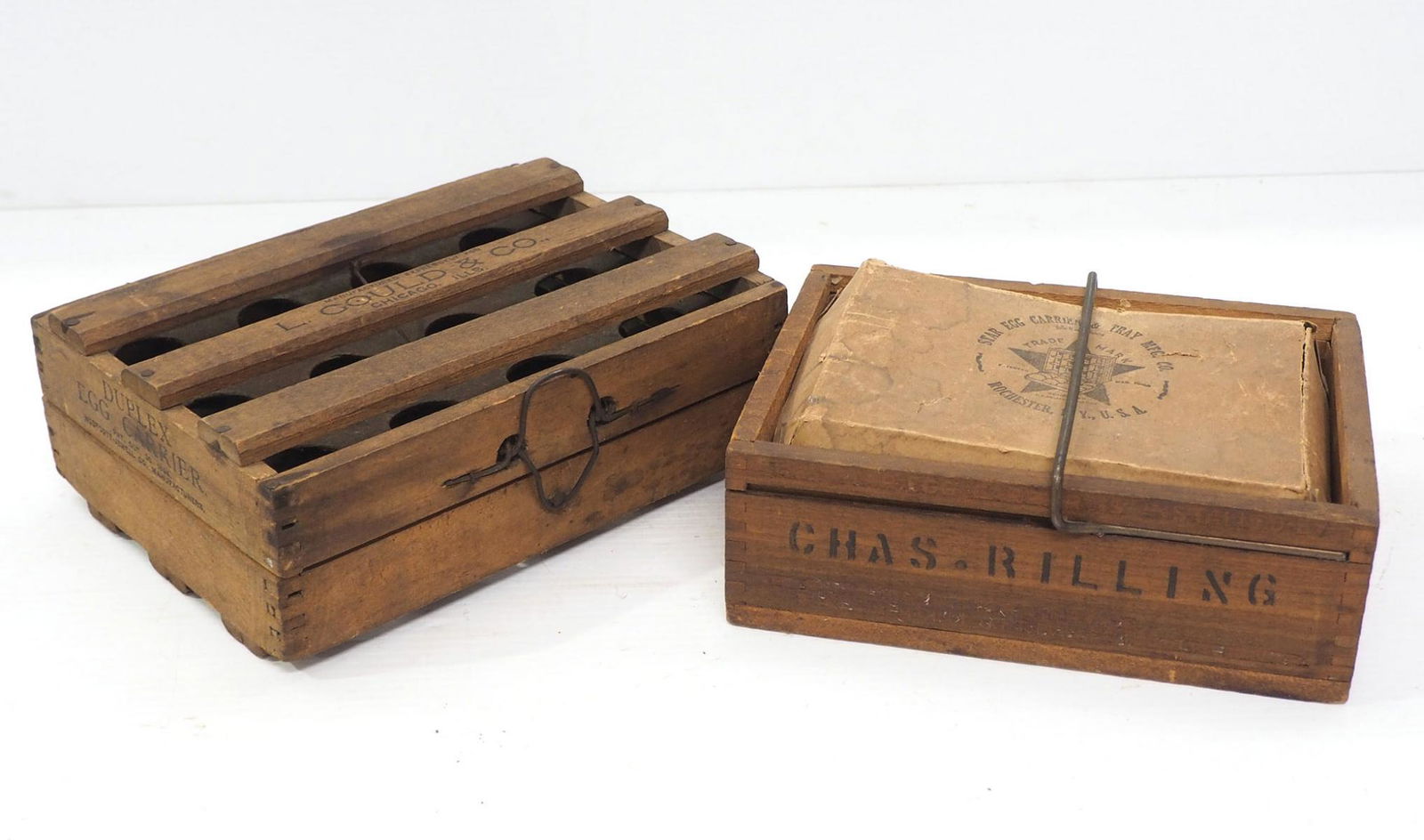 Star Egg Carrier wooden box (1 of 6)