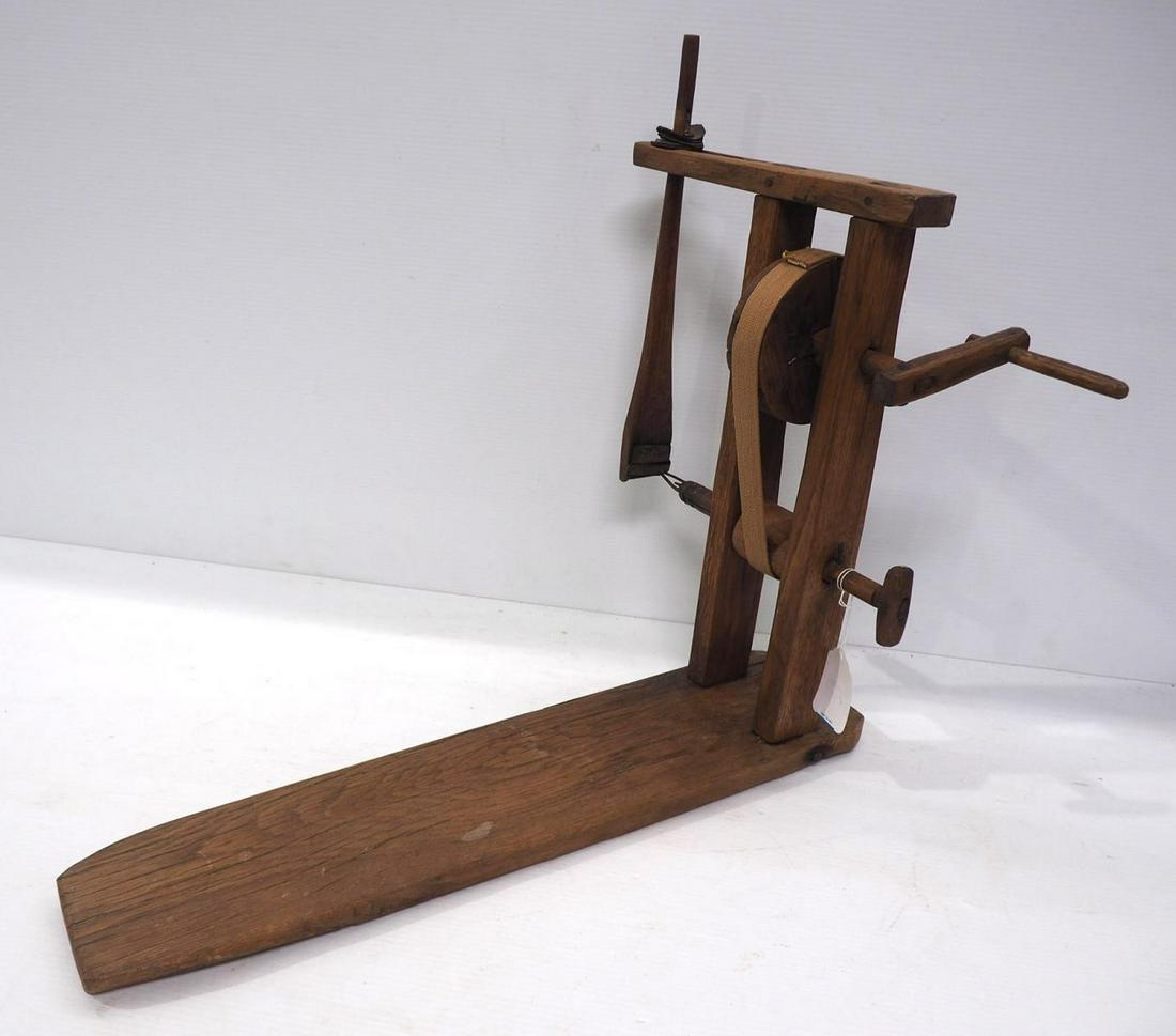 Primitive hand-crank apple peeler (1 of 3)