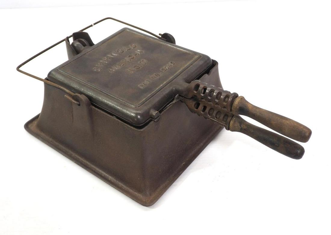 Griswold No.11 square waffle iron (1 of 5)