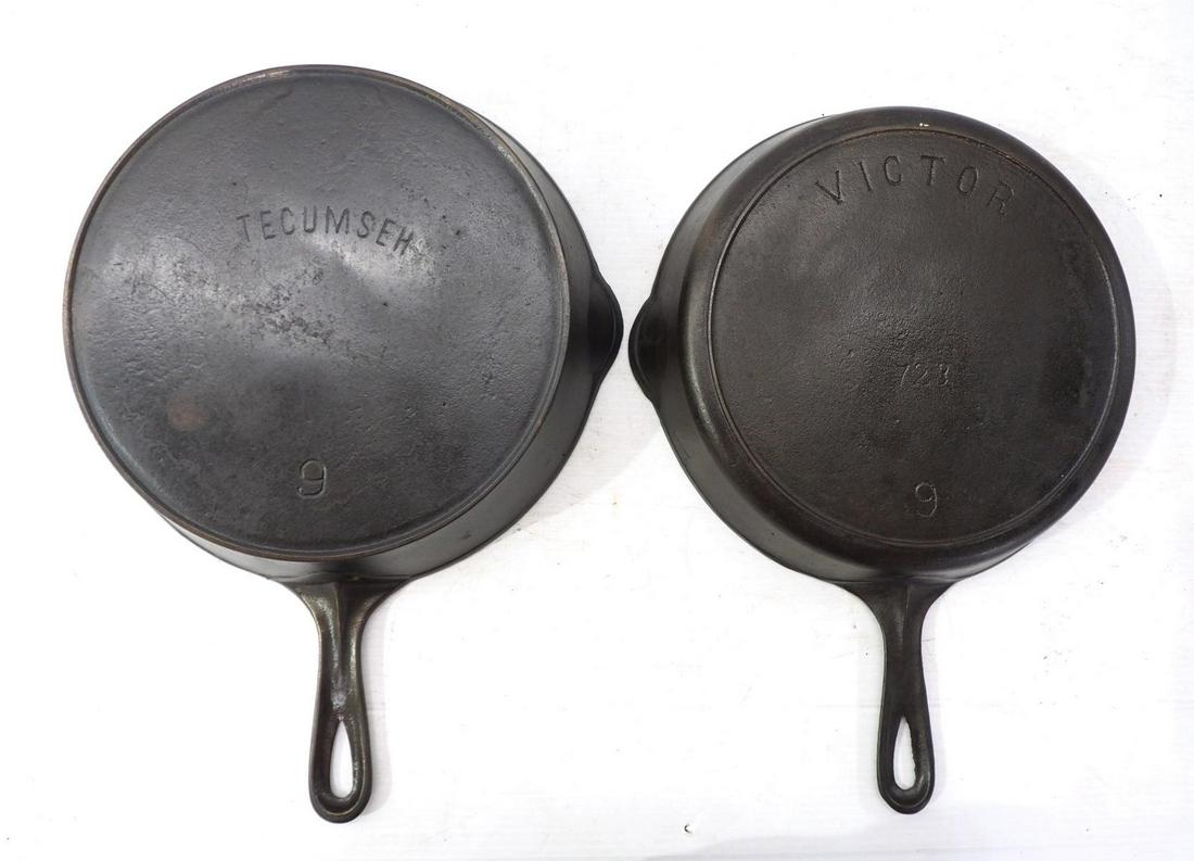 (2) Cast iron skillets (1 of 3)