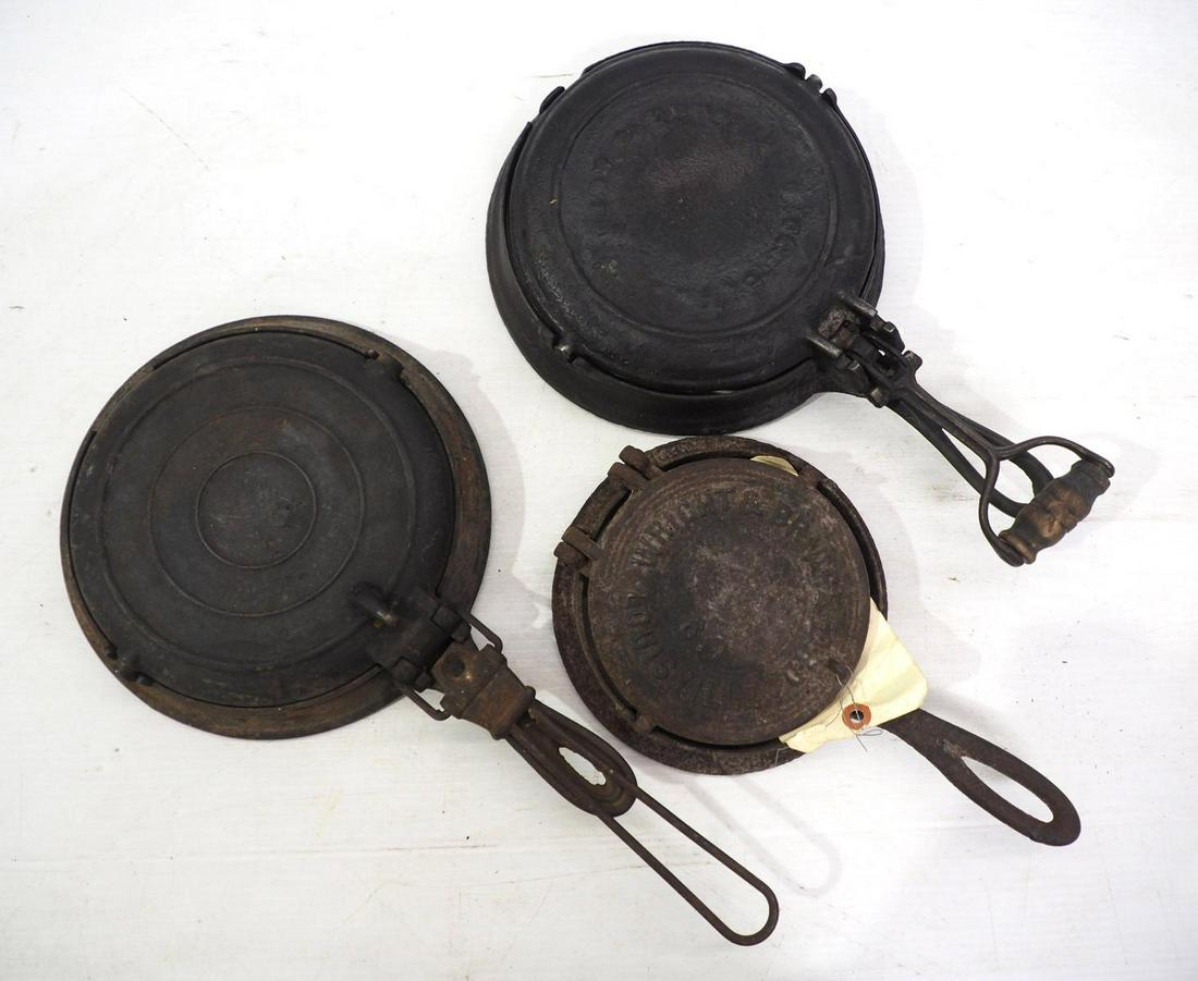 (3) Cast iron waffle irons (1 of 5)
