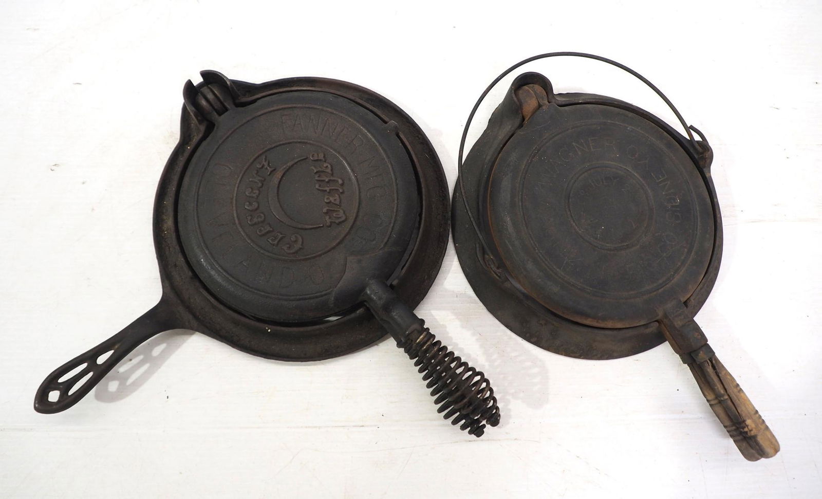 (2) Cast iron waffle irons (1 of 5)