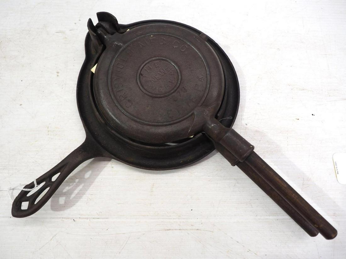 Griswold cast iron No.7 Waffle Iron: Griswold cast iron No.7 Waffle Iron