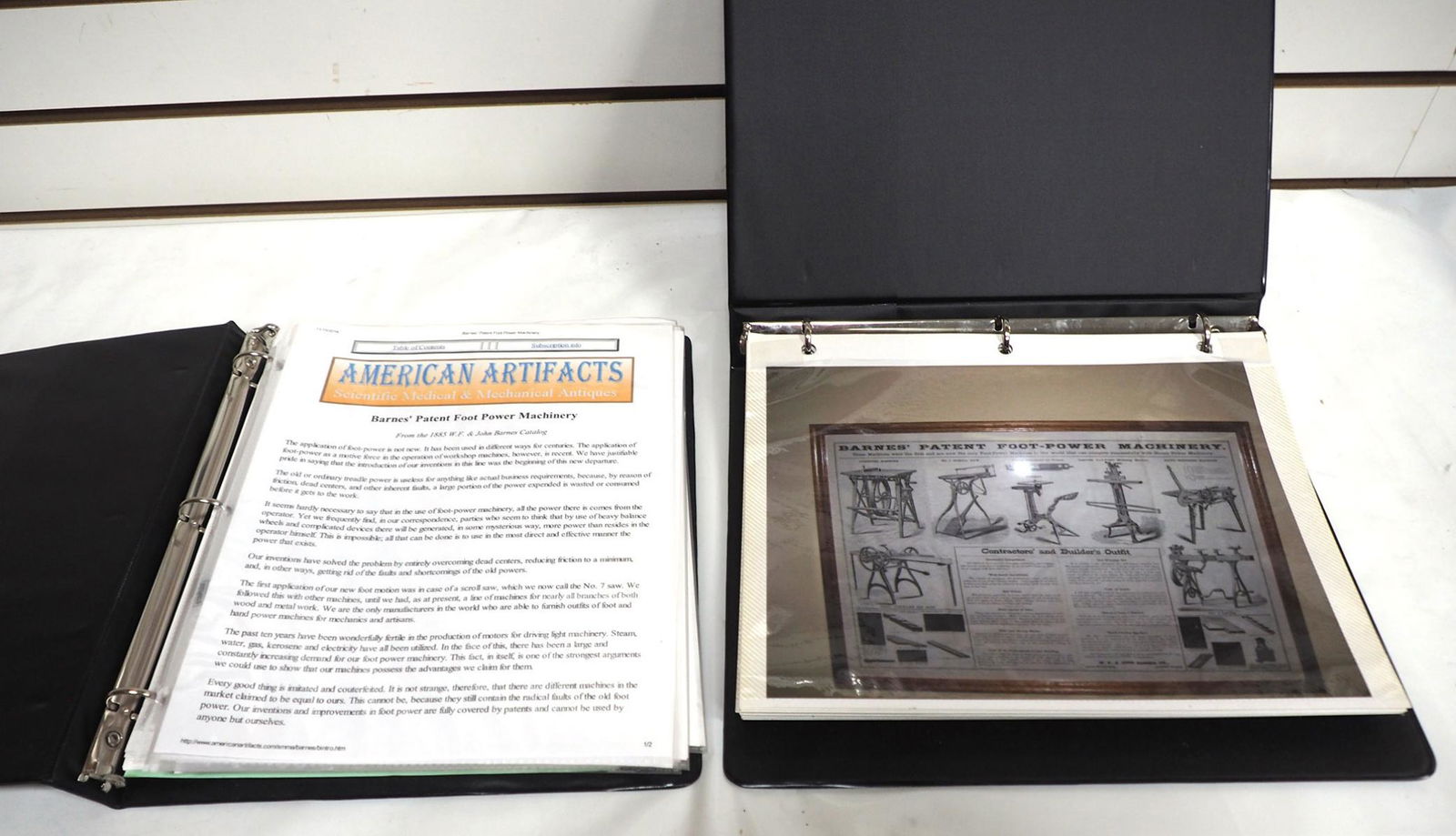 (2) Barnes Reference Binders (1 of 4)