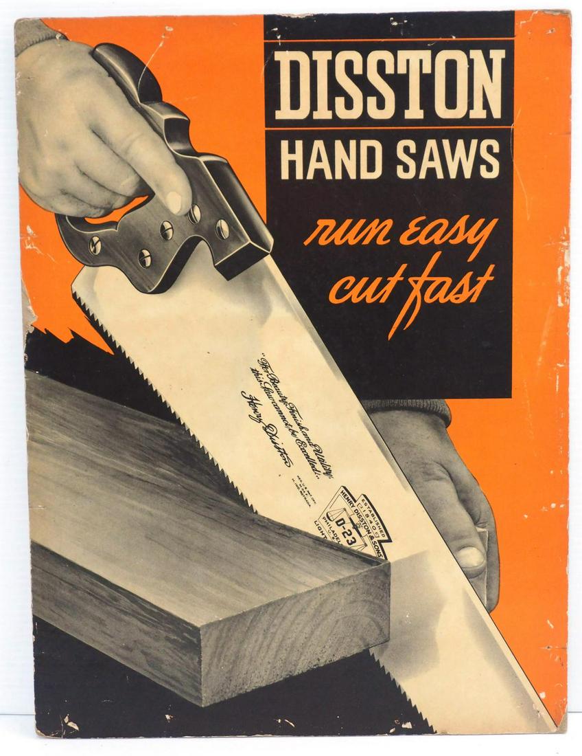 Disston Hand Saws Advertisement (1 of 2)