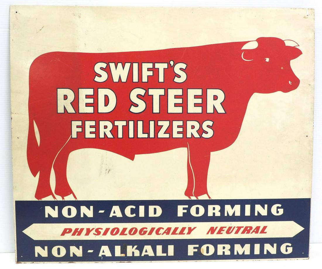 Swifts Red Steer Fertilizers sign (1 of 2)