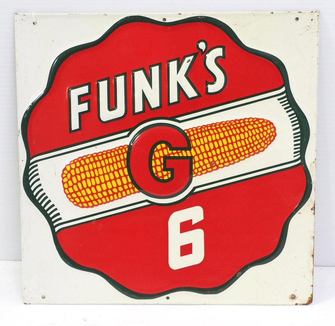 Funks G 6 seed corn sign (1 of 2)