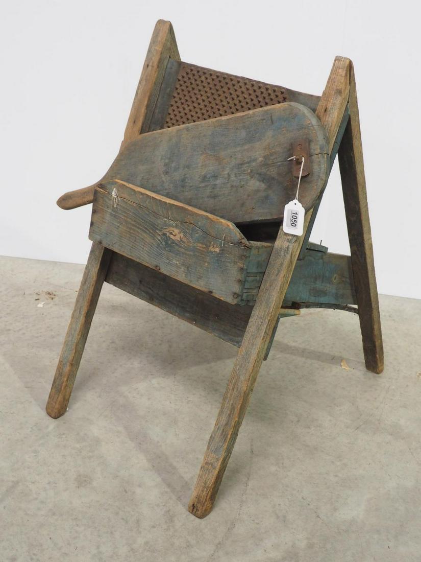 J.S. Harris floor model scrub-type corn sheller (1 of 3)