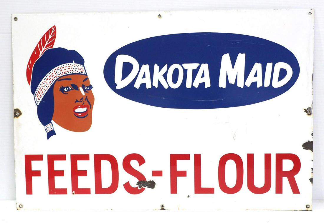 Dakota Maid Feeds & Flour sign (1 of 5)