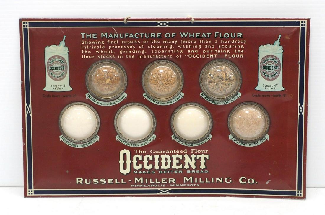 Occident Flour sample display sign (1 of 4)