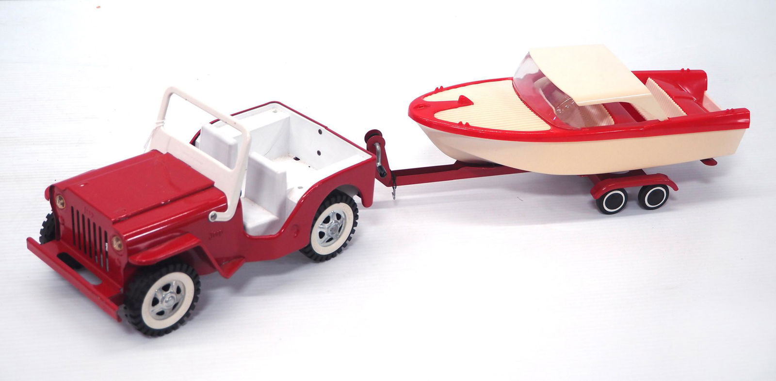 Tonka Jeep, Trailer & Boat