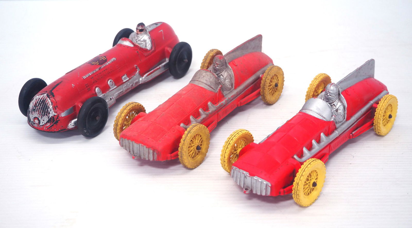 (3) Auburn Rubber Race Cars (1 of 3)