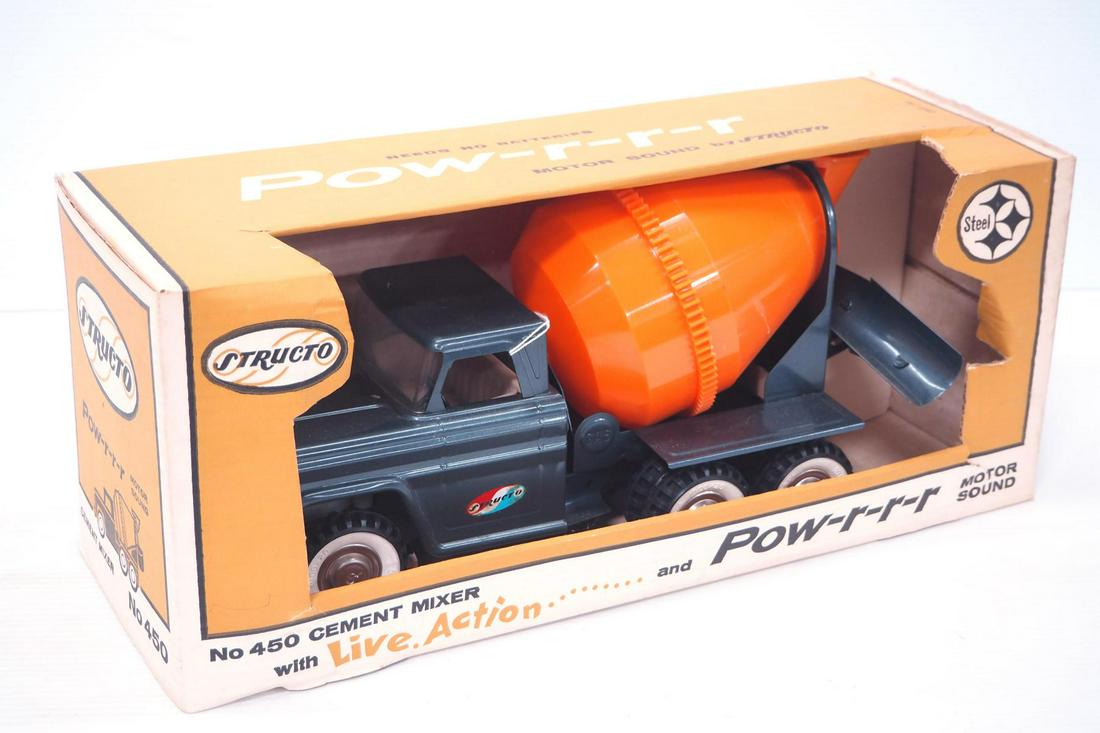 Structo #450 Cement Mixer with Live Action (1 of 3)