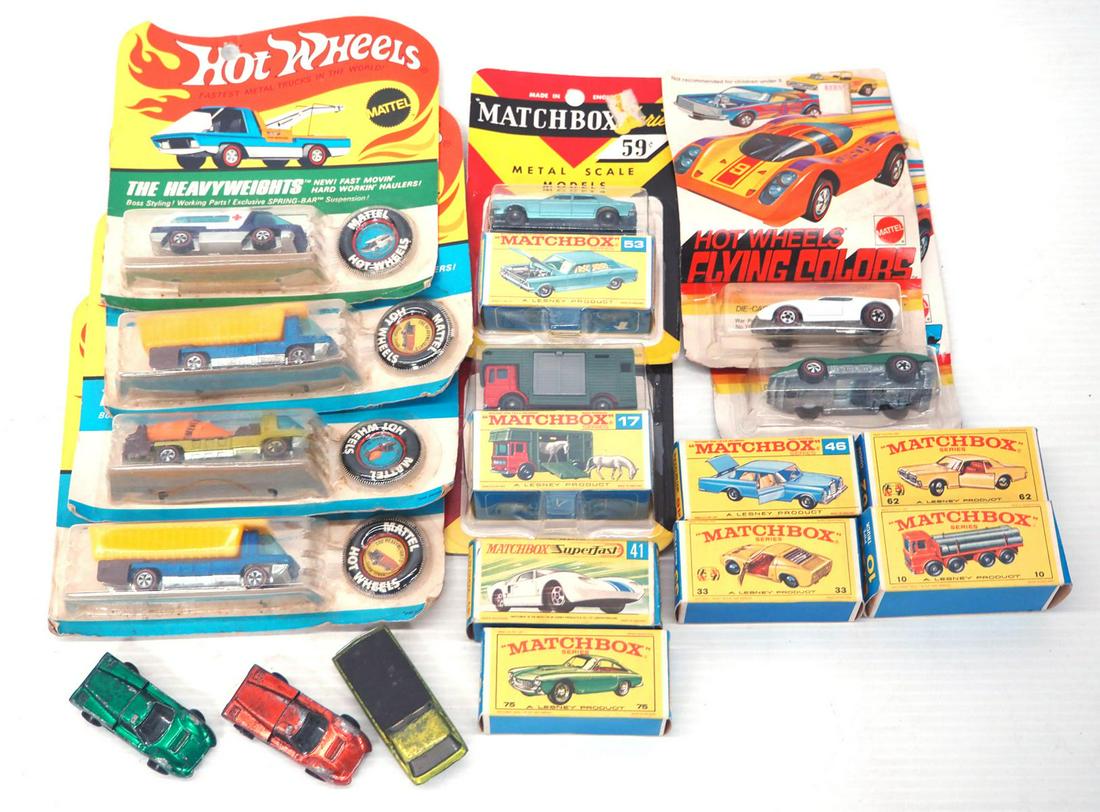 Assorted Hot Wheels and MatchBox cars (1 of 5)