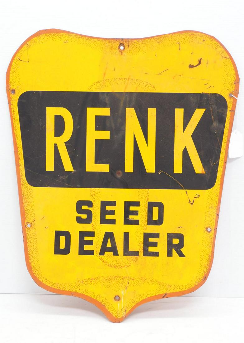 Renk Seed Dealer Sign: 23"x28" SST Renk Seed Dealer sign -Fair