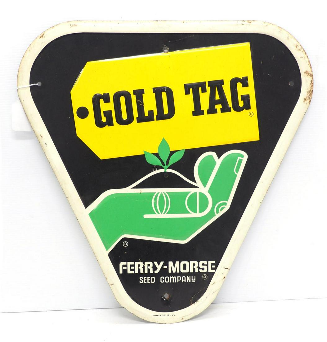 Gold Tag Ferry-Morse Seed Company sign (1 of 3)